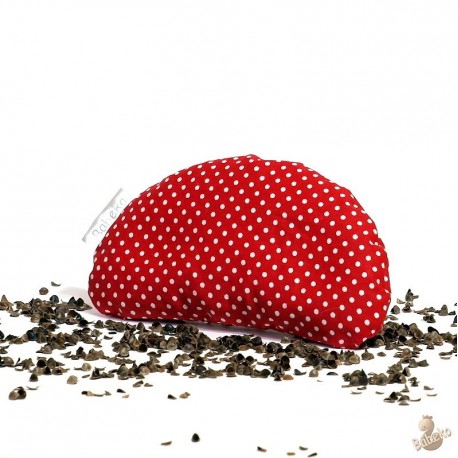 Pohanková podložka pod zápěstí červená