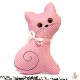 Pohánková mačička ružový puntík