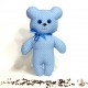 Pohankový medvídek modrý puntík