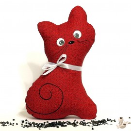 Pohanková kočička červený květ