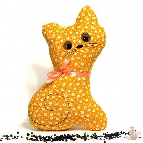 Pohánková mačičcka oranžový kvet