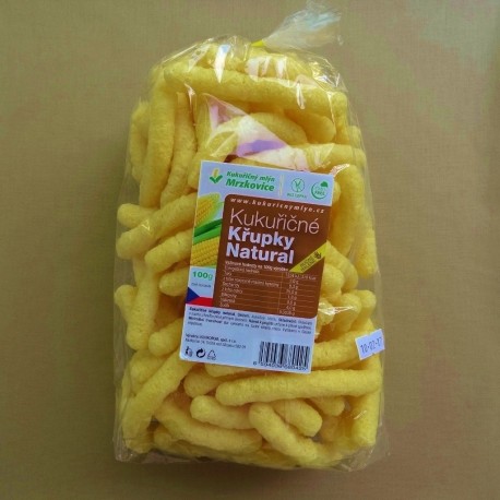 Kukuričné chrumky dlhé natural 100 g