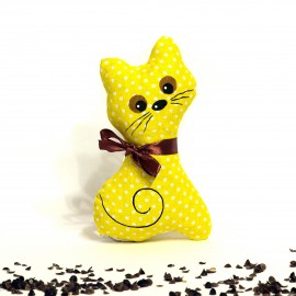 Pohánková mačička žltý puntík malá
