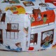 Pohankový meditační sedák 38 x 15 cm sloni