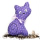 Pohánková mačička fialový kvet